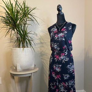 Banana Republic Maxi Dress Navy Blue